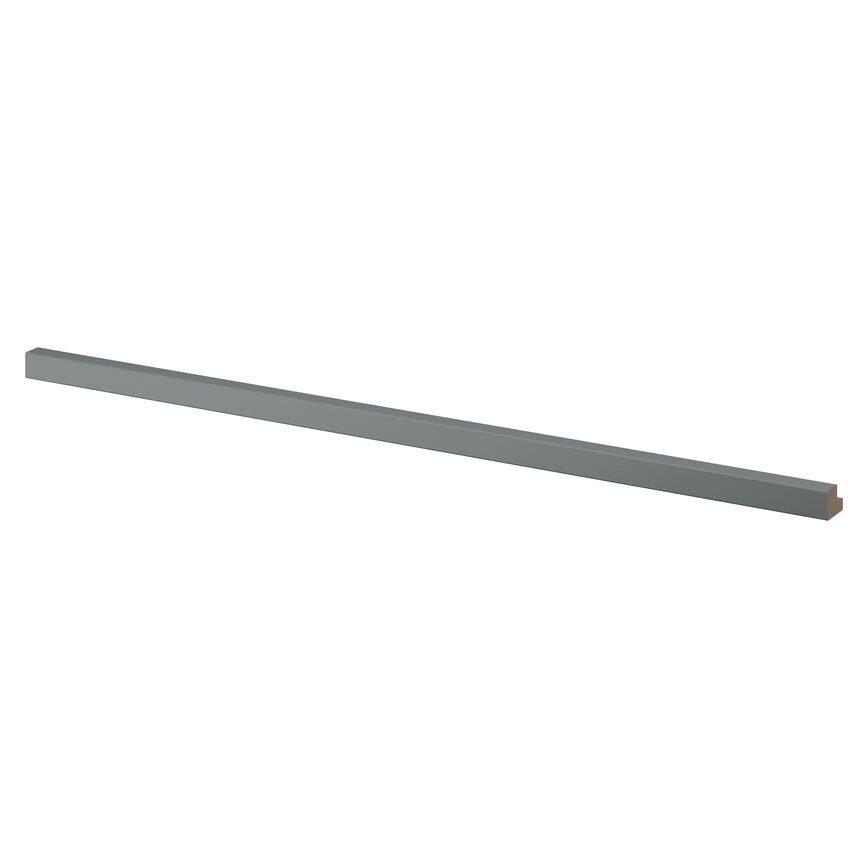 Halesworth Grain Dusk Blue 2.4m Continuous Square Cornice or Pelmet