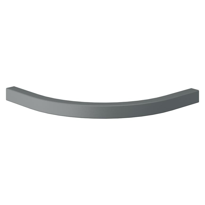 Halesworth Grain Dusk Blue 349mm Curved Square Cornice or Pelmet