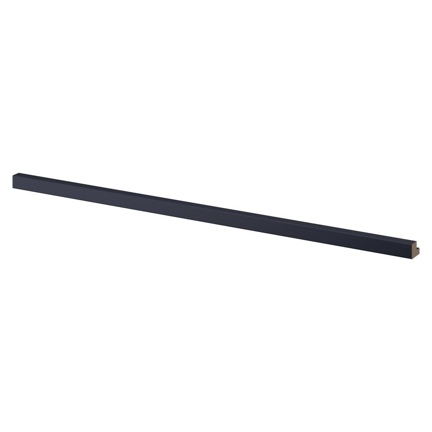 Halesworth Grain Navy 2.4m Continuous Square Cornice or Pelmet