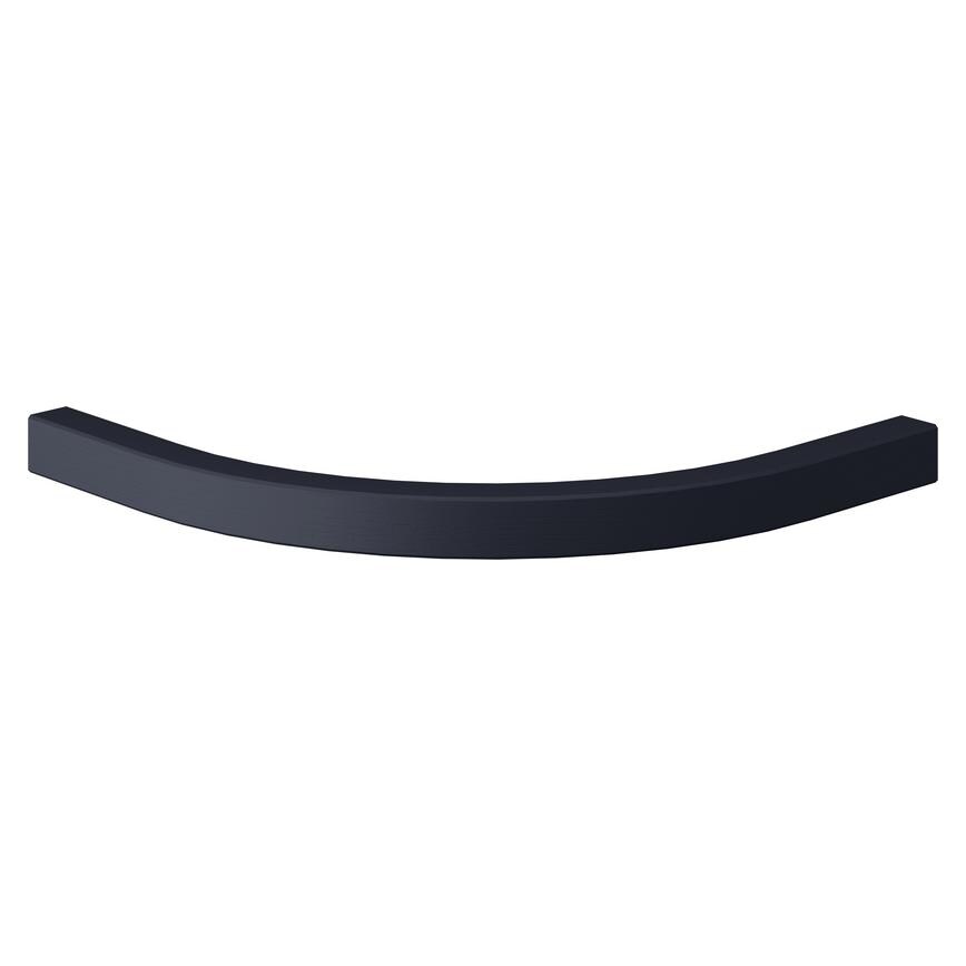 Halesworth Grain Navy 349mm Curved Square Cornice or Pelmet