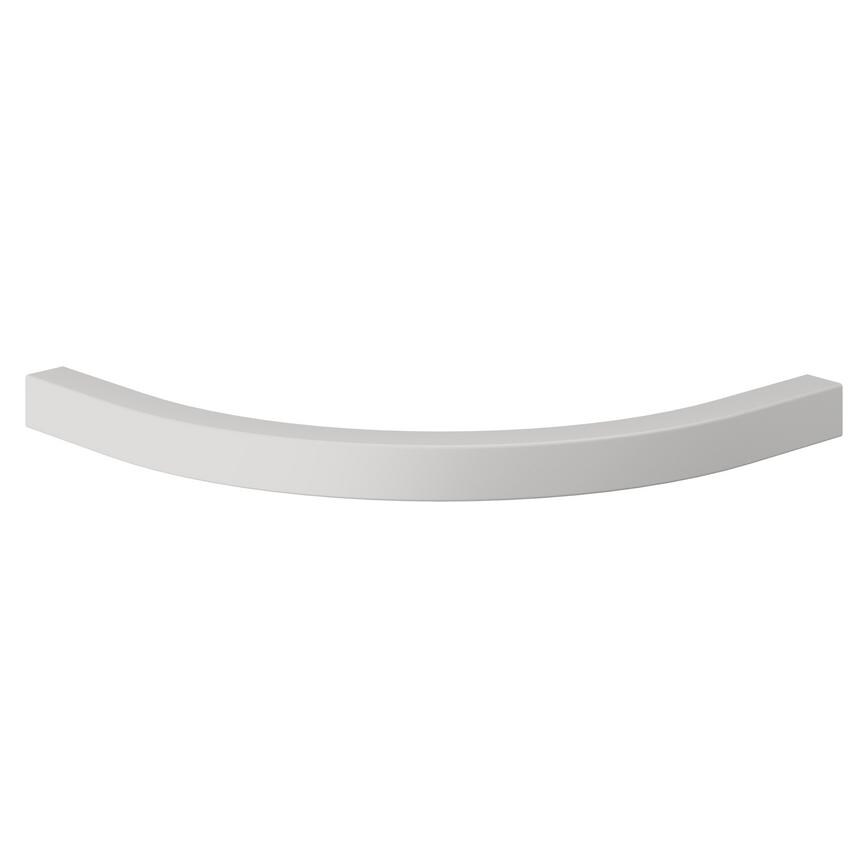 Chelford Matt White 311mm Curved Square Cornice or Pelmet