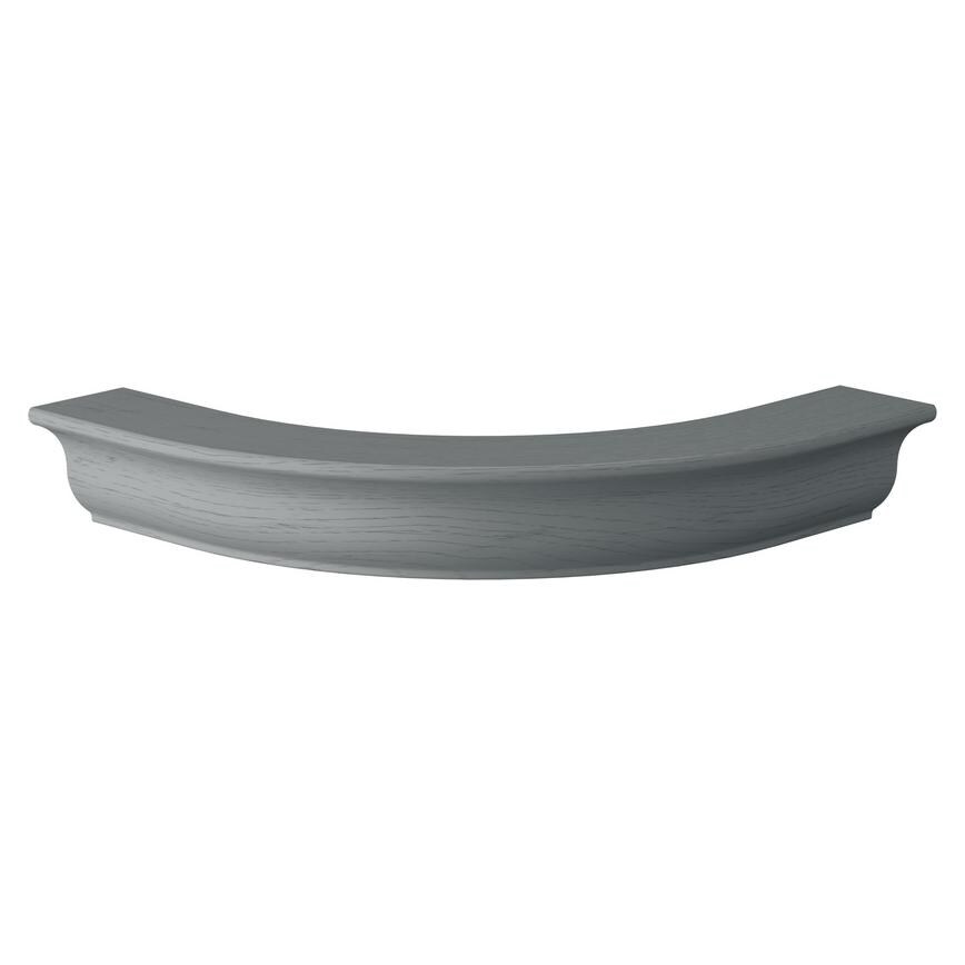 Grain Dusk Blue 362mm Curved Decorative Corner Return