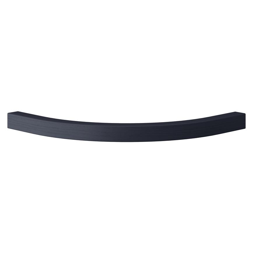 Grain Navy 312mm Curved Square Cornice or Pelmet