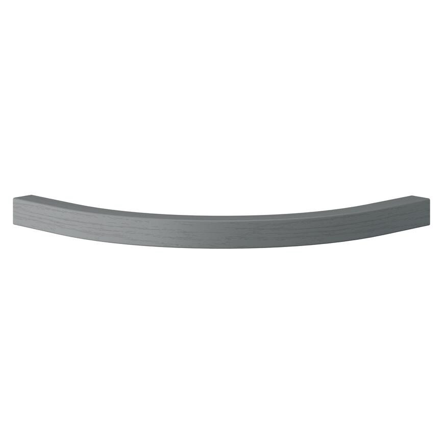 Grain Dusk Blue 312mm Curved Square Cornice or Pelmet