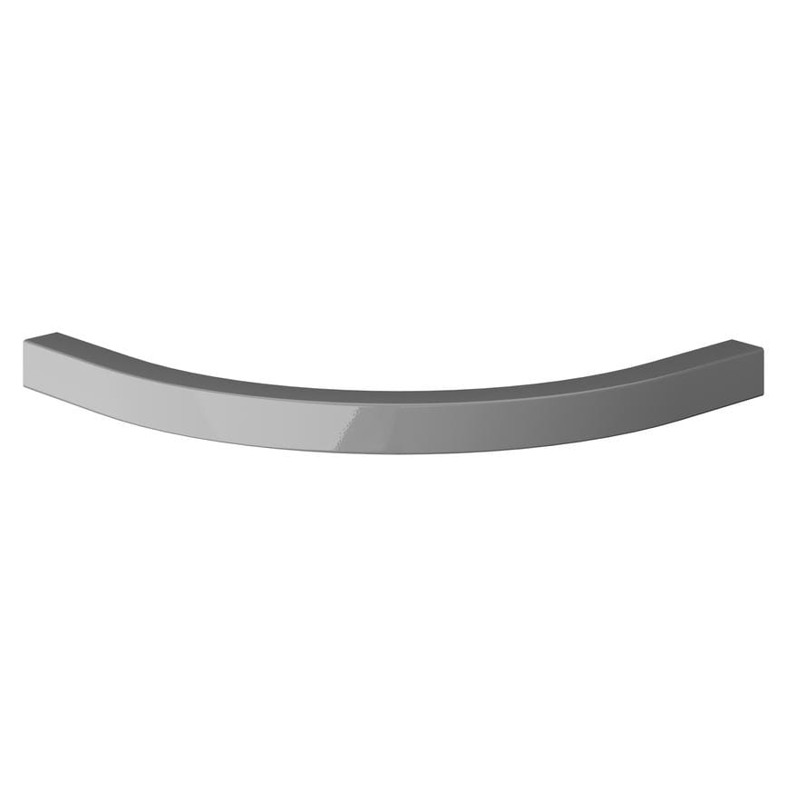 Gloss Slate Grey Square Curved Cornice or Pelmet