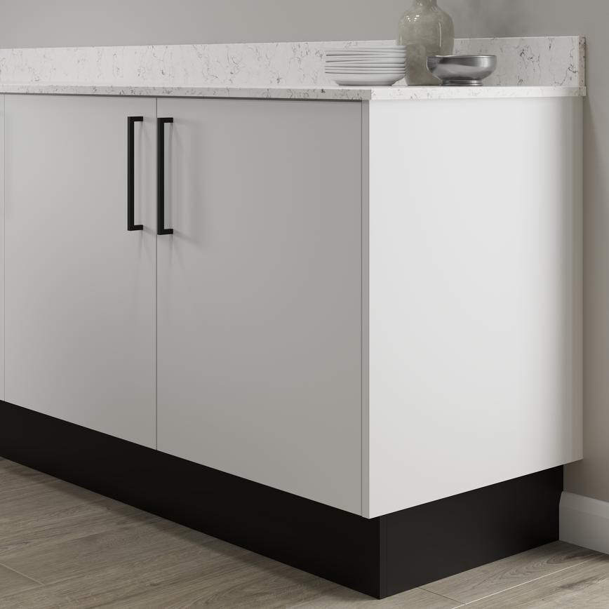 Matt Black 2750mm x 18mm Continuous Plinth