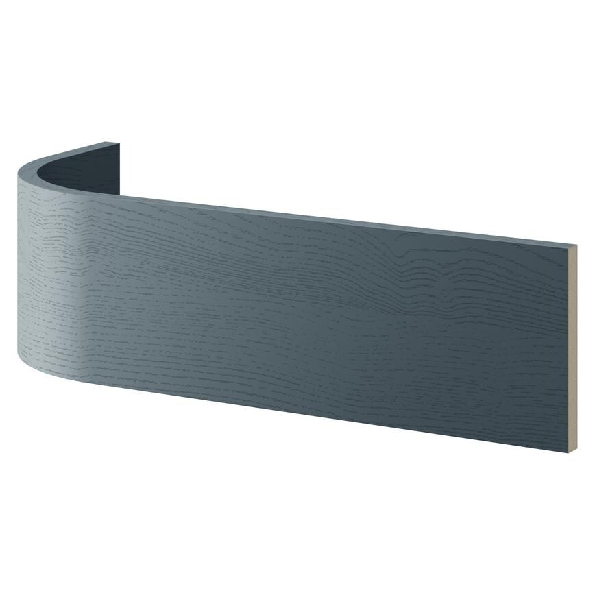 Chilcomb Grain Marine Blue 563mm x 18mm Curved Plinth