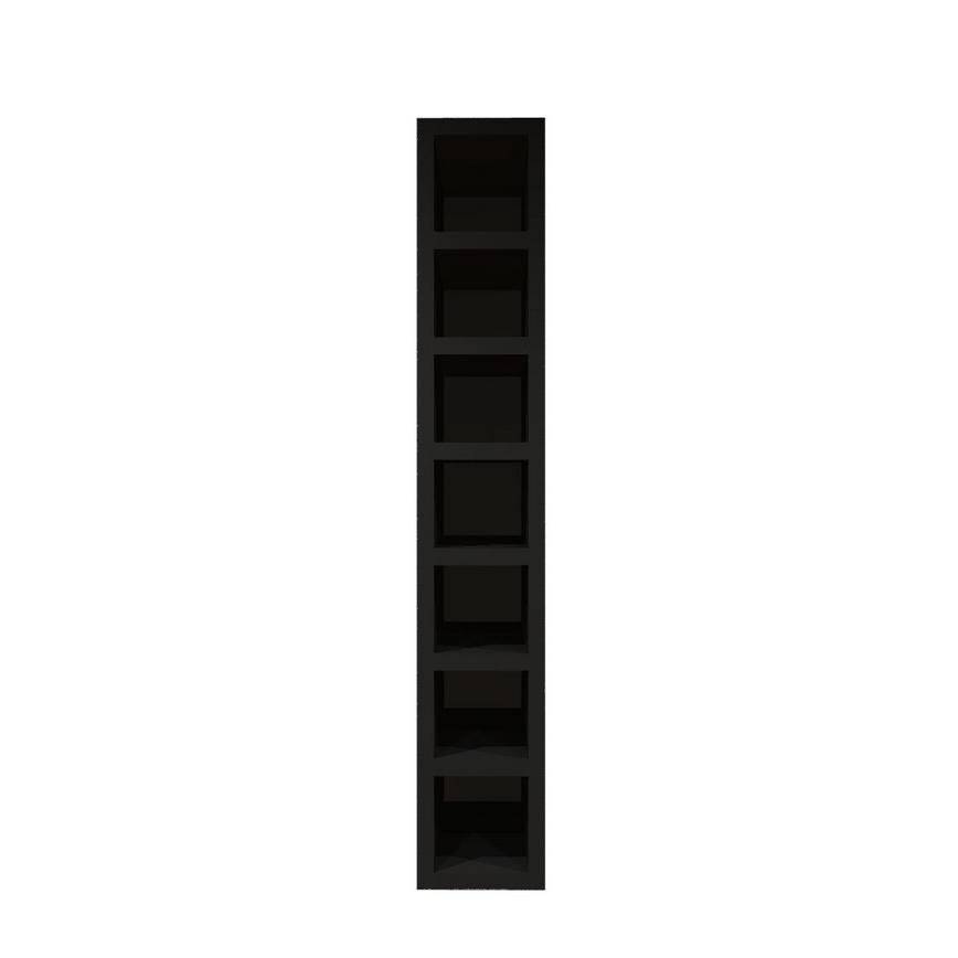 Charcoal 150mm Tall Wine Rack