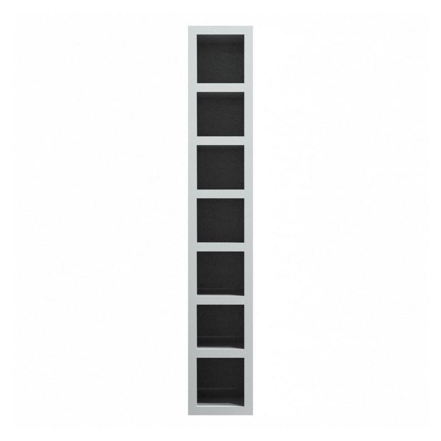 Gloss Slate Grey 150mm Tall Wine Rack