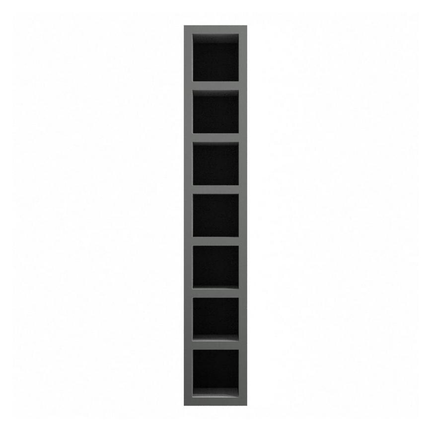 Super Matt Charcoal 150mm Tall Wine Rack