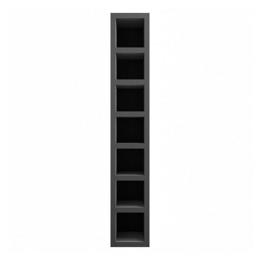 Hockley Super Matt Black Tall Wine Rack