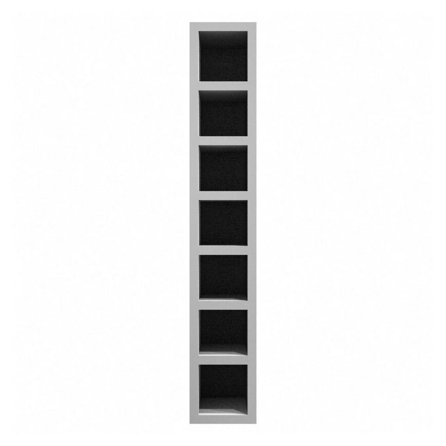 Matt Croft Grey 150mm Tall Wine Rack