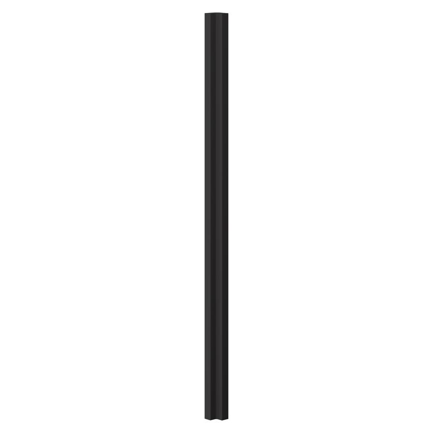 Super Matt Black Tall Wall Corner Fillet