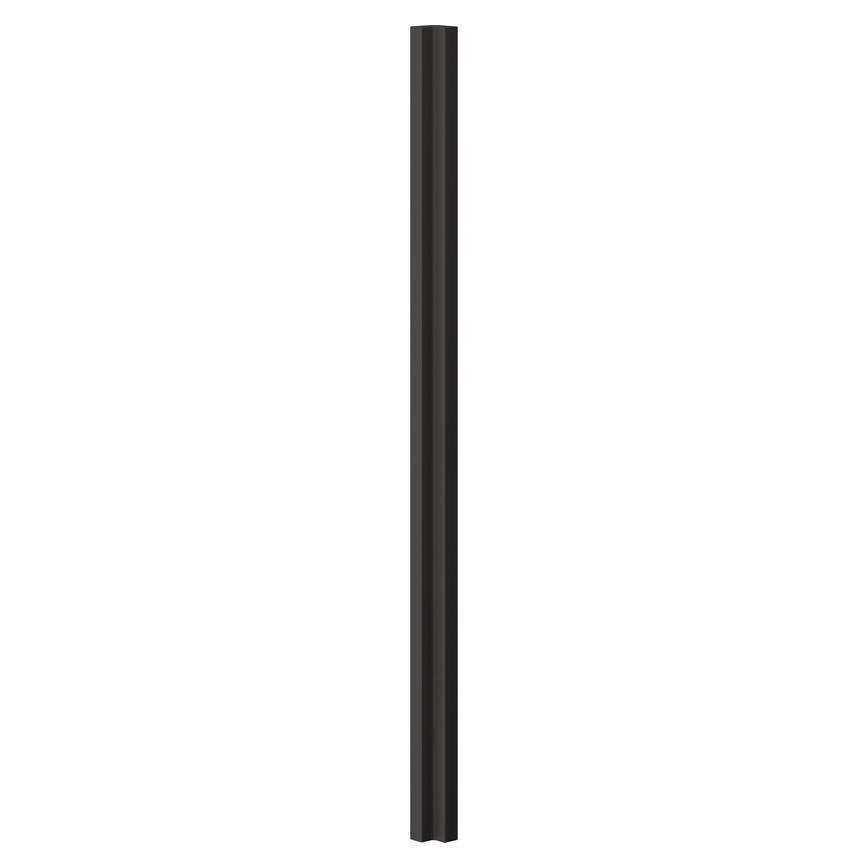Charcoal Tall Wall Corner Fillet