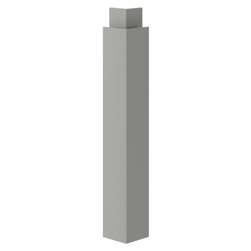 Gloss Dove Grey Two Part Half Height External Corner Fillet