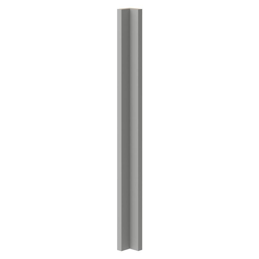 Greenwich Dove Grey Full Height Base Carousel Corner Fillets