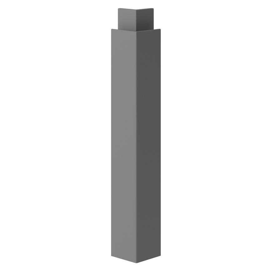 Super Matt Slate Grey Two Part Half Height External Corner Fillet
