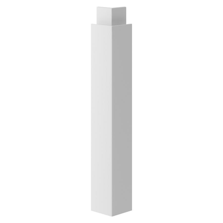 Gloss White Two Part Half Height External Corner Fillet