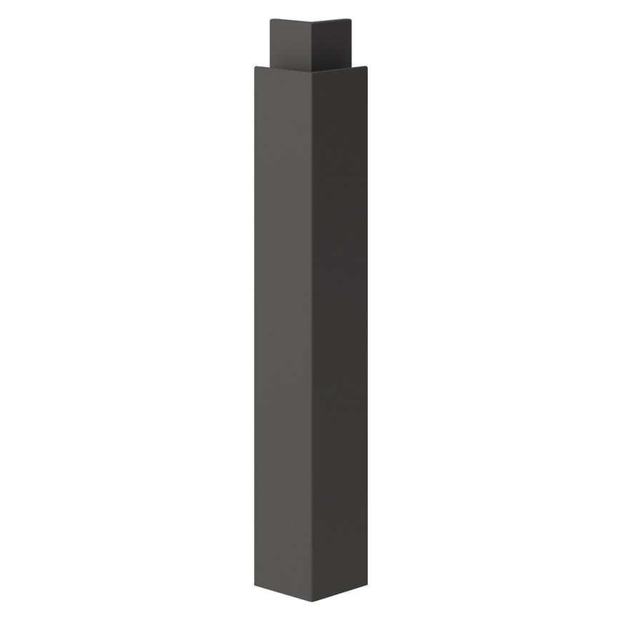 Super Matt Charcoal Two Part Half Height External Corner Fillet