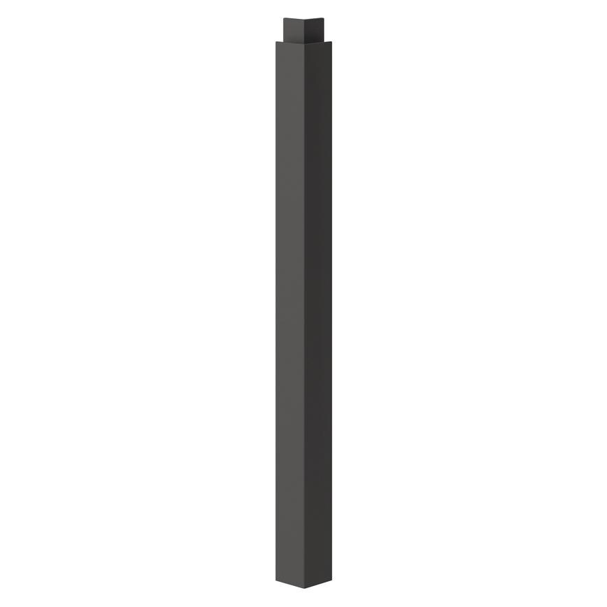 Super Matt Charcoal Full Height External Corner Fillet