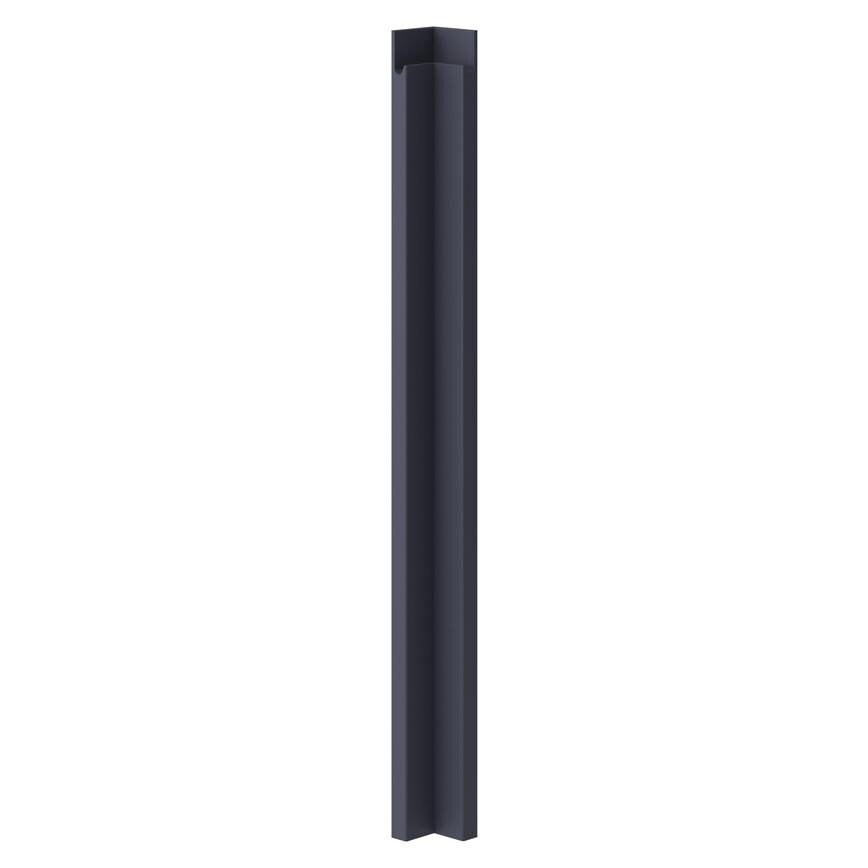 Clerkenwell Super Matt Navy Full Height Base Carousel Corner Fillets