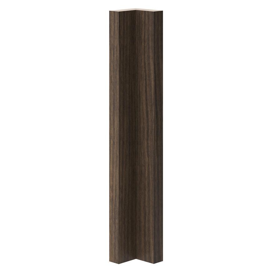 Hockley Textures Walnut Half Height Base Carousel Corner Fillets