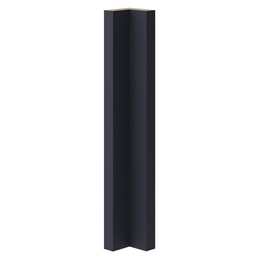 Hockley Super Matt Navy Half Height Base Carousel Corner Fillets