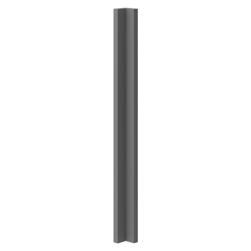 Greenwich Slate Grey Full Height Base Carousel Corner Fillets