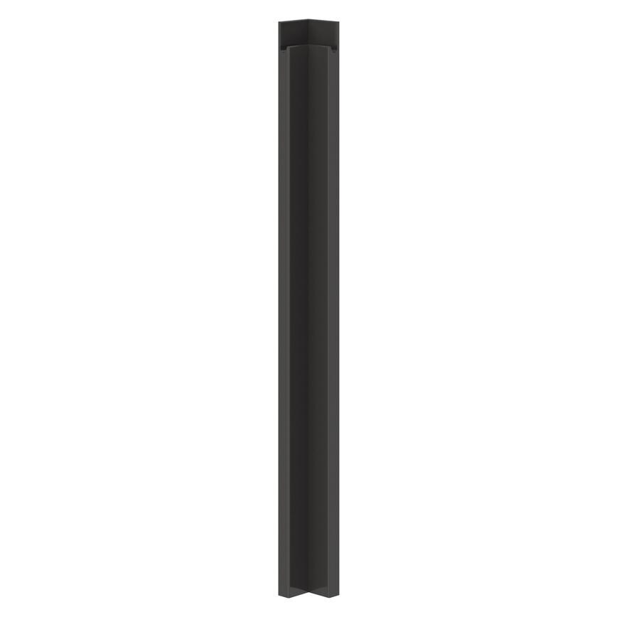 Clerkenwell Gloss Charcoal Full Height Base Carousel Corner Fillets