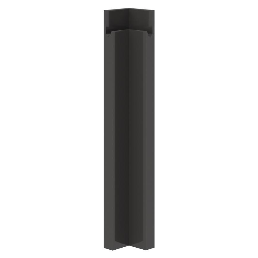 Clerkenwell Gloss Charcoal Half Height Base Carousel Corner Fillets