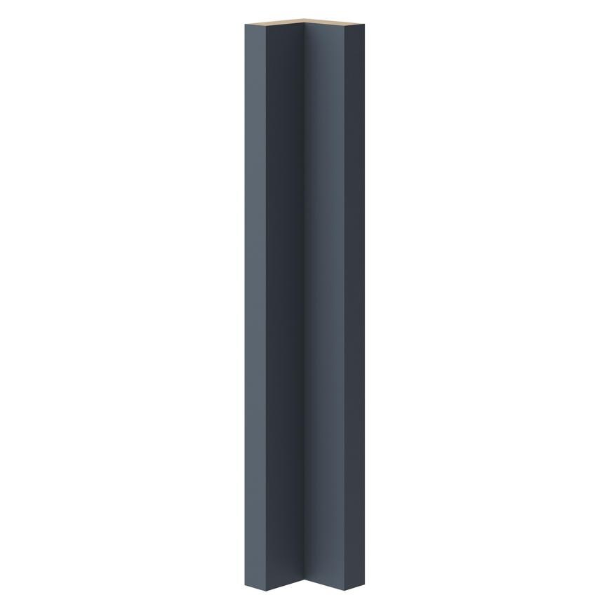 Hockley Super Matt Marine Blue Half Height Base Carousel Corner Fillets
