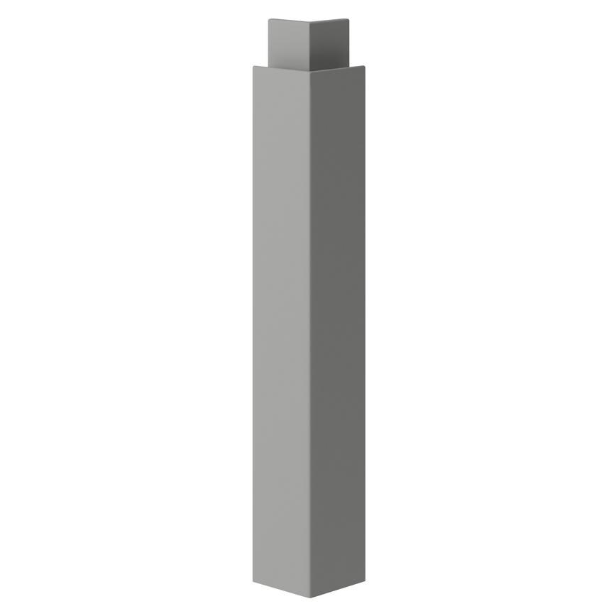 Super Matt Dove Grey Two Part Half Height External Corner Fillet