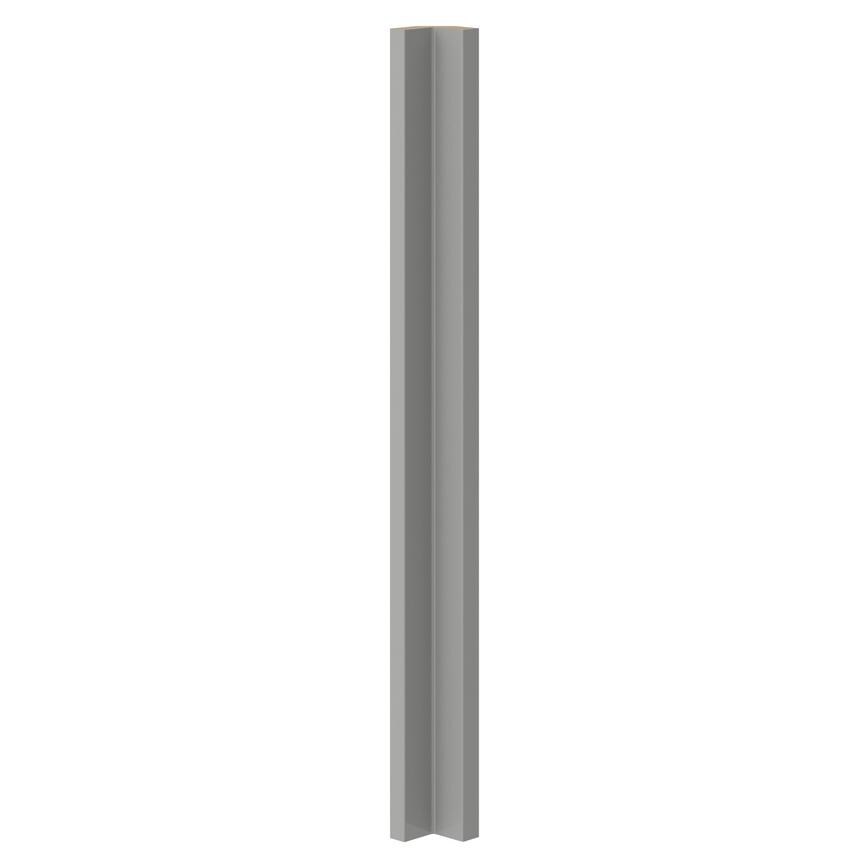 Hockley Gloss Dove Grey Corner Base Fillets