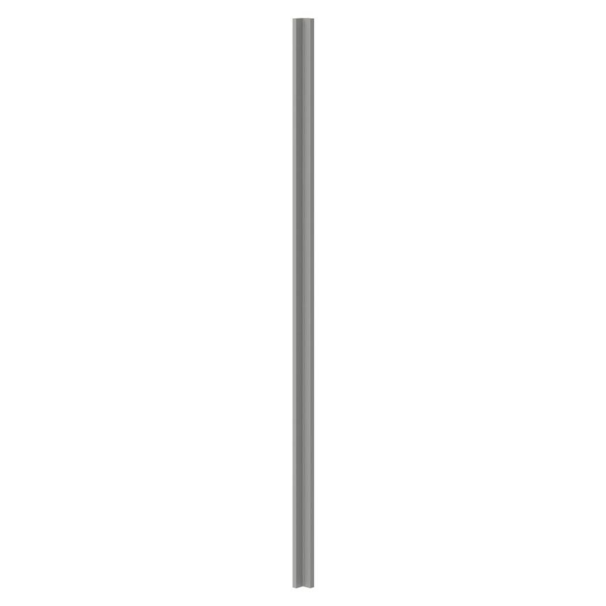 Hockley Gloss Dove Grey Tall Larder Corner Fillets