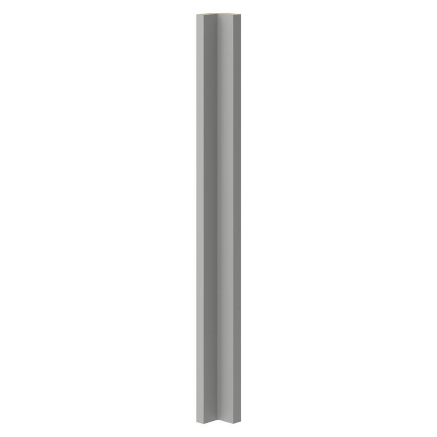 Hockley Super Matt Dove Grey Corner Base Fillets