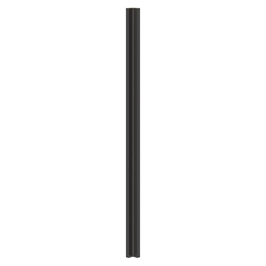 Clerkenwell Gloss Charcoal Tall Larder Corner Fillets