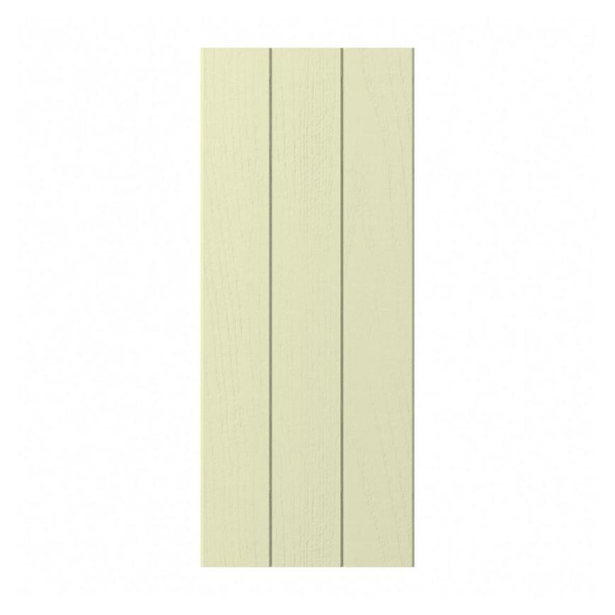 Sage Green Tongue and Groove Full Height Wall Decor End 752mm
