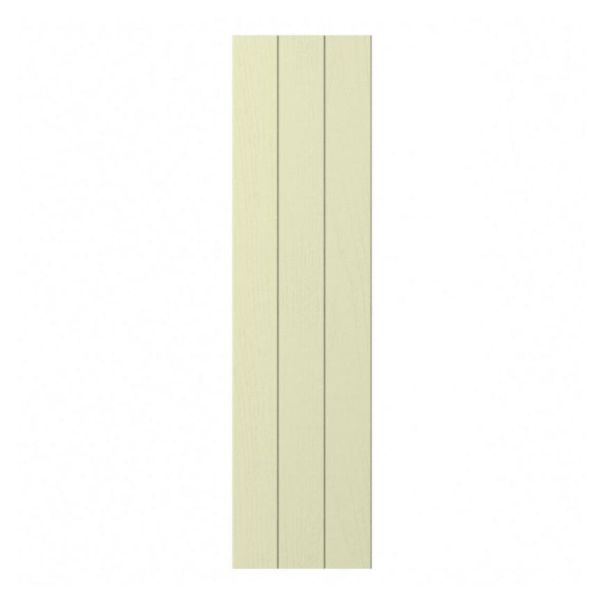 Sage Green Tongue and Groove Tall Wall Decor End 1182mm
