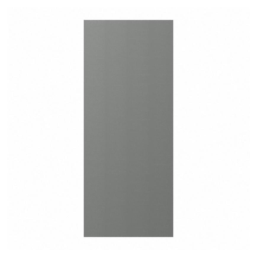 Super Matt Charcoal 16mm Full Height Wall Decor End 752mm