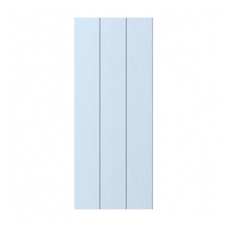 Chilcomb Dusk Blue Tongue and Groove Full Height Wall Decor End752mm