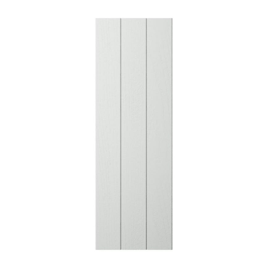 Dove Grey Tongue and Groove Tall Wall Décor End - 932mm