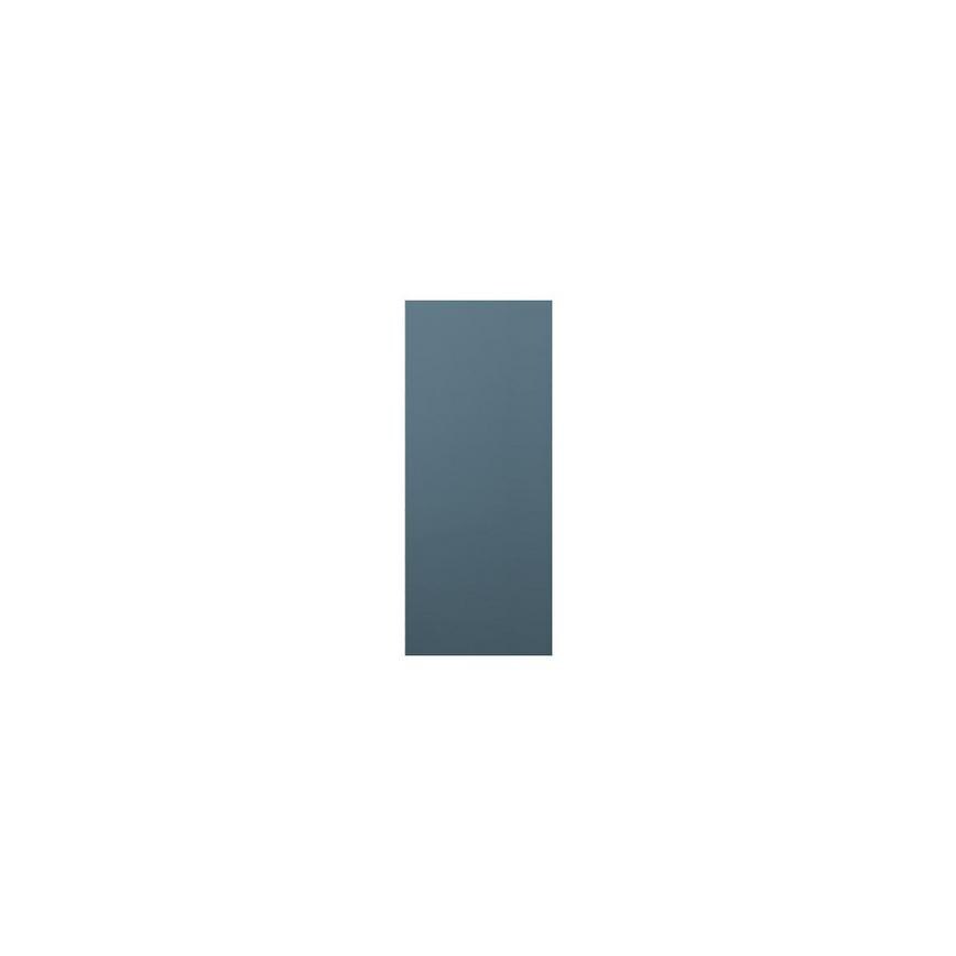 Matt Marine Blue Full Height Wall Decor End 752mm