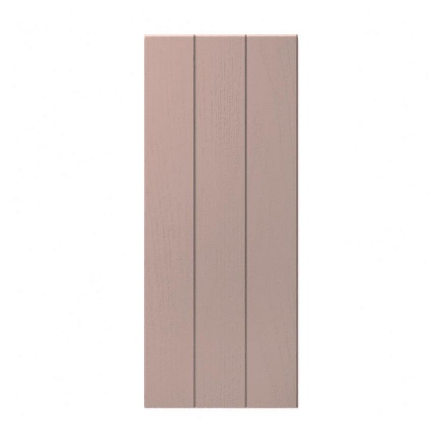 Grained Antique Rose Tongue and Groove Full Height Wall Decor End 752mm