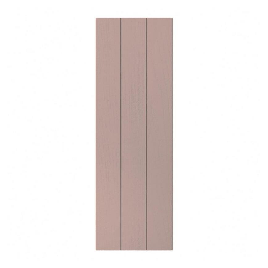 Grained Antique Rose Tongue and Groove Tall Wall Decor End 932mm