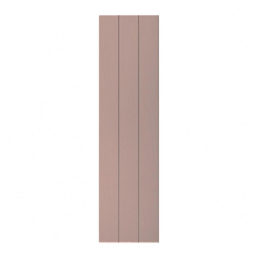 Grained Antique Rose Tongue and Groove Tall Wall Decor End 1182mm