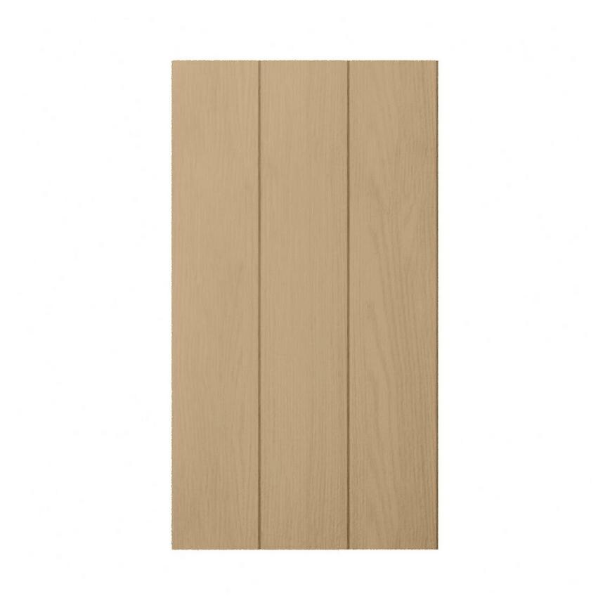 Grained Oak Tongue and Groove Full Height Deep Wall Décor End