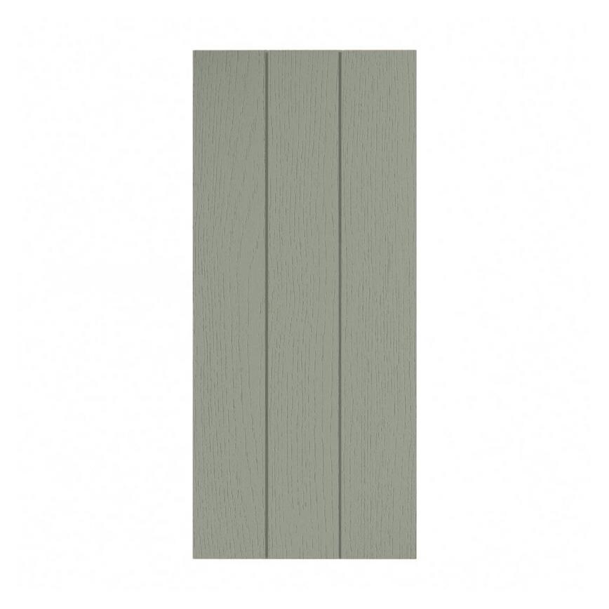 Halesworth Reed Green Tongue and Groove Tall Deep Wall Decor End