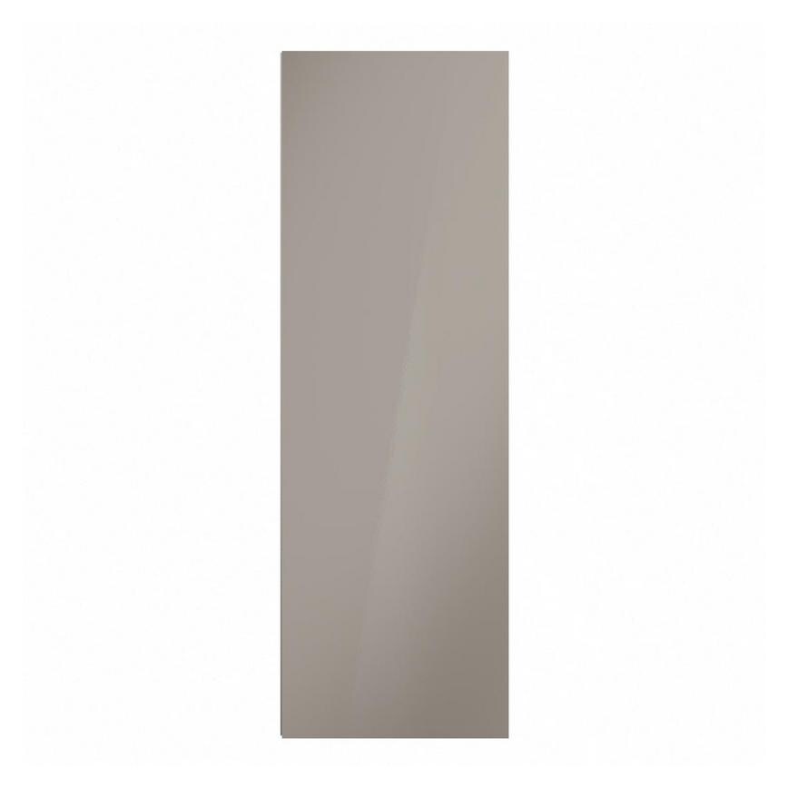 Hockley Mirror Gloss Sand Grey Tall Wall Decor End