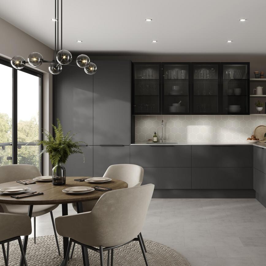 Hockley Super Matt Charcoal 16mm End Panel