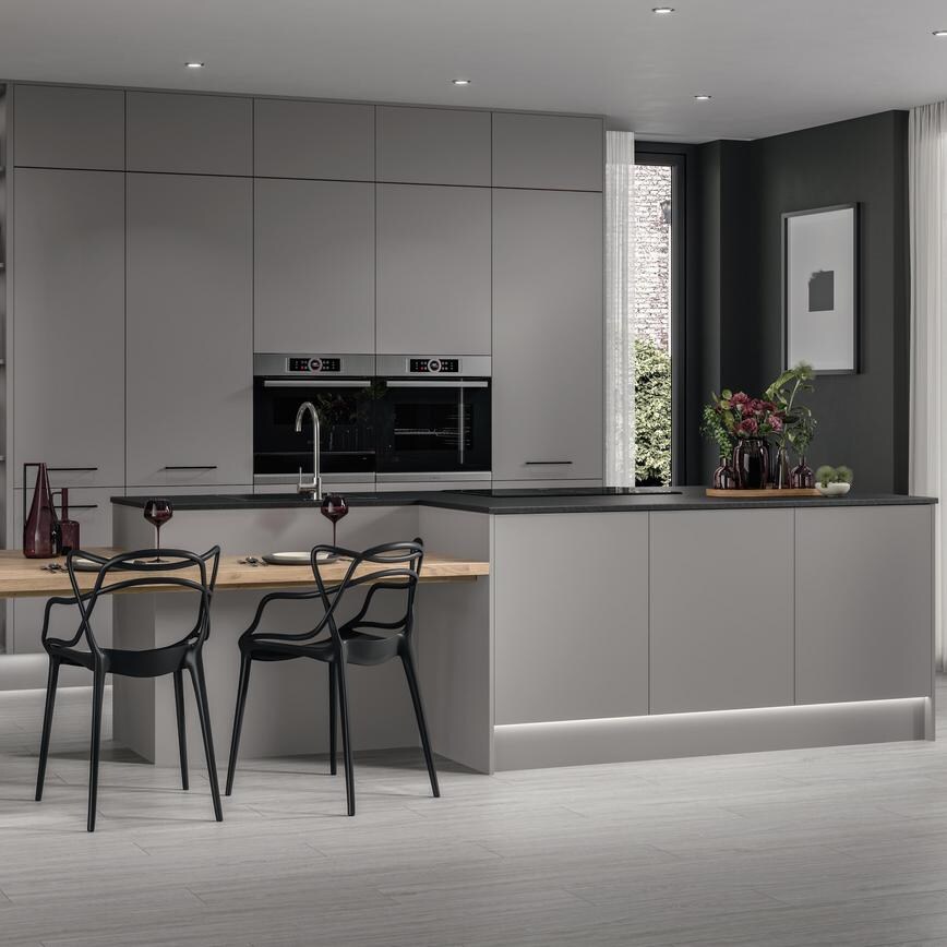 Hockley Super Matt Charcoal 940mm x 2400mm x 16mm Breakfast Bar Panel